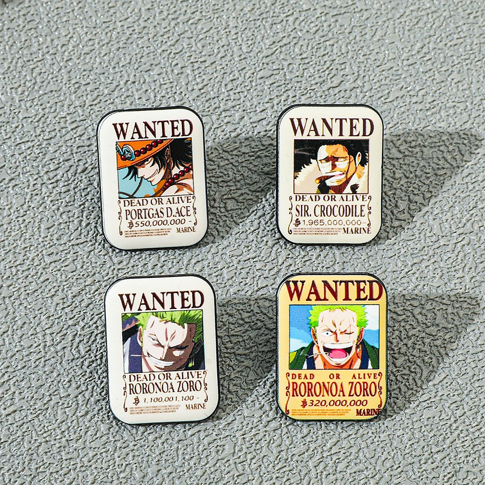4 Pcs ONE PIECE Cartoon Anime  - Anime One Piece Merchandise ulasan dan harga