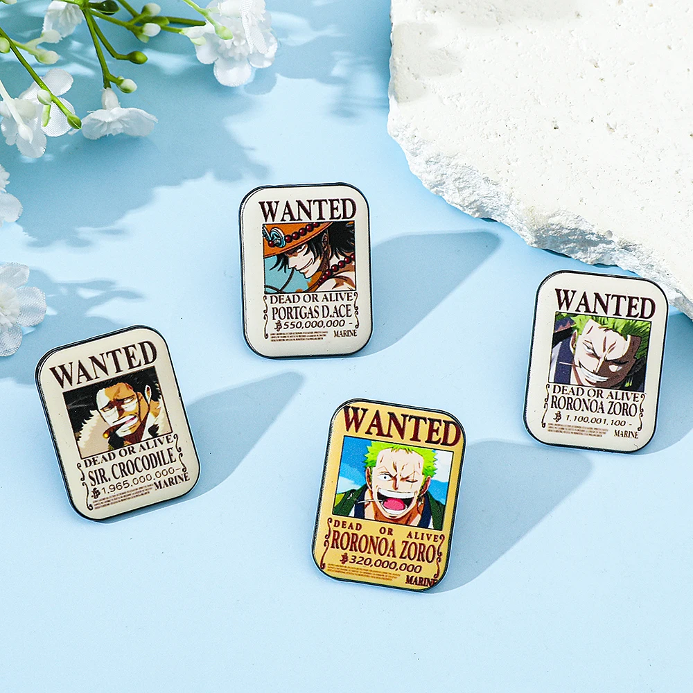 4 Pcs ONE PIECE Cartoon Anime  - Anime One Piece Merchandise ulasan dan harga