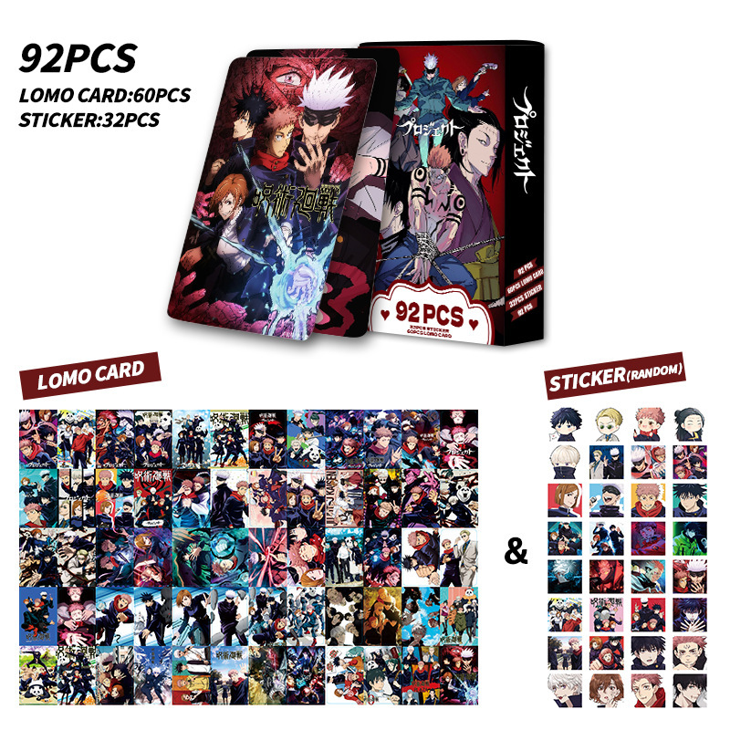 92 Pcs Cards Jujutsu Kaisen Do - Anime Merchandise Japan ulasan dan harga
