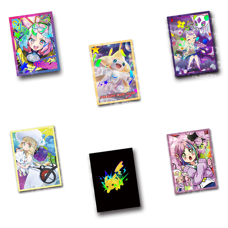 60Pcs/Set 67x92mm Anime Pokemo - Collector Card Sleeve ulasan dan harga