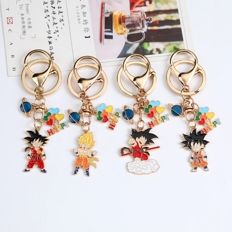 New Cartoon Dragon Ball Series - Anime Merchandise Keychains ulasan dan harga