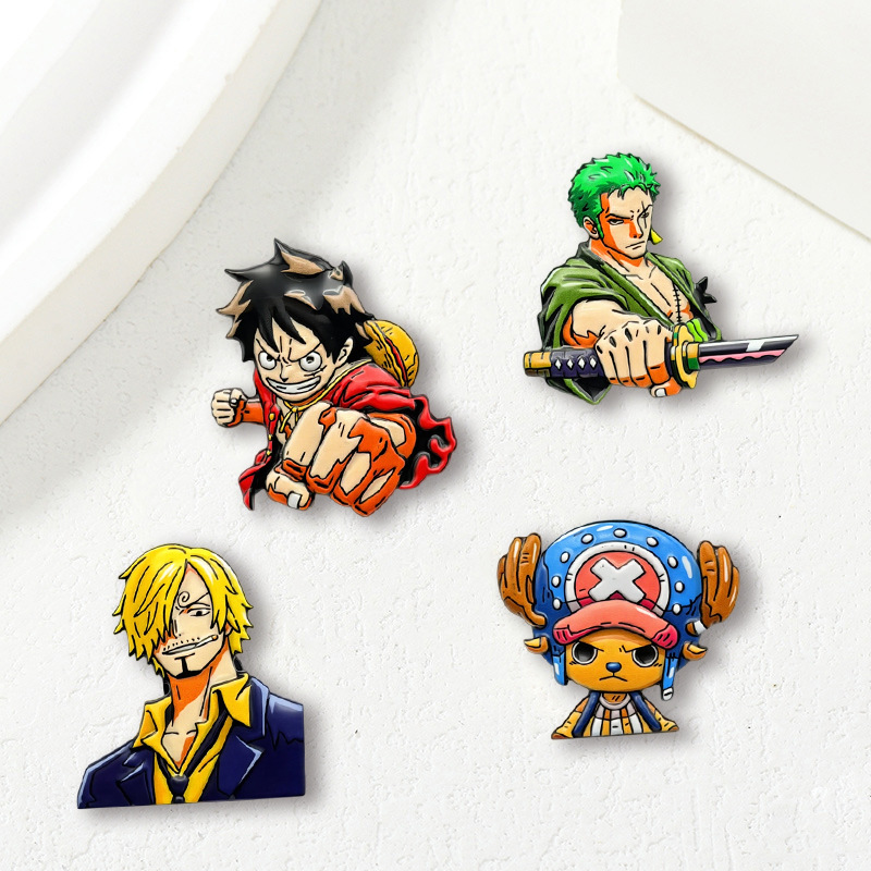4pcs ONE PIECE Cartoon Charact - Anime One Piece Merchandise ulasan dan harga