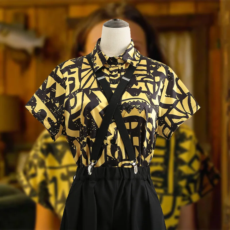 Eleven Yellow Shirt Belts Cosp - Anime Merchandise Clothes ulasan dan harga