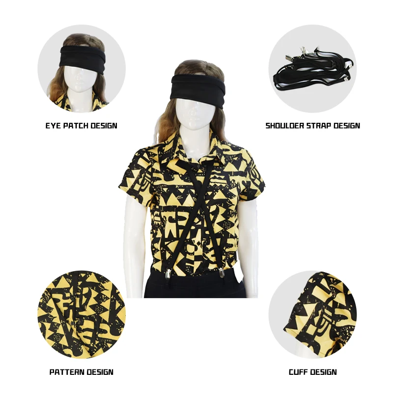 Eleven Yellow Shirt Belts Cosp - Anime Merchandise Clothes ulasan dan harga