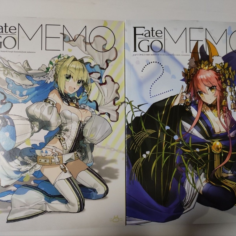 2 books Fate GO MEMO 1 2 Art B - Fate Anime Merchandise ulasan dan harga
