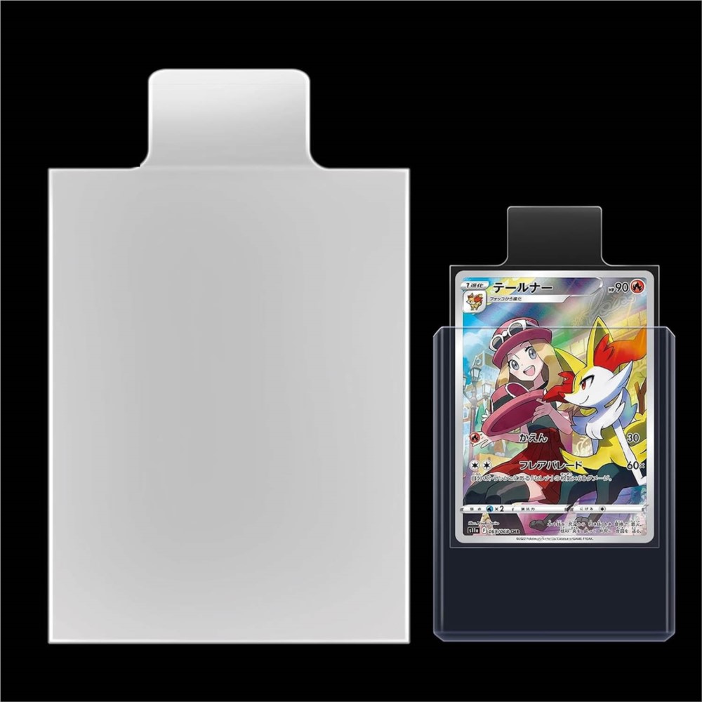 100-500Pcs Transparent Raised  - Collector Card Sleeve ulasan dan harga