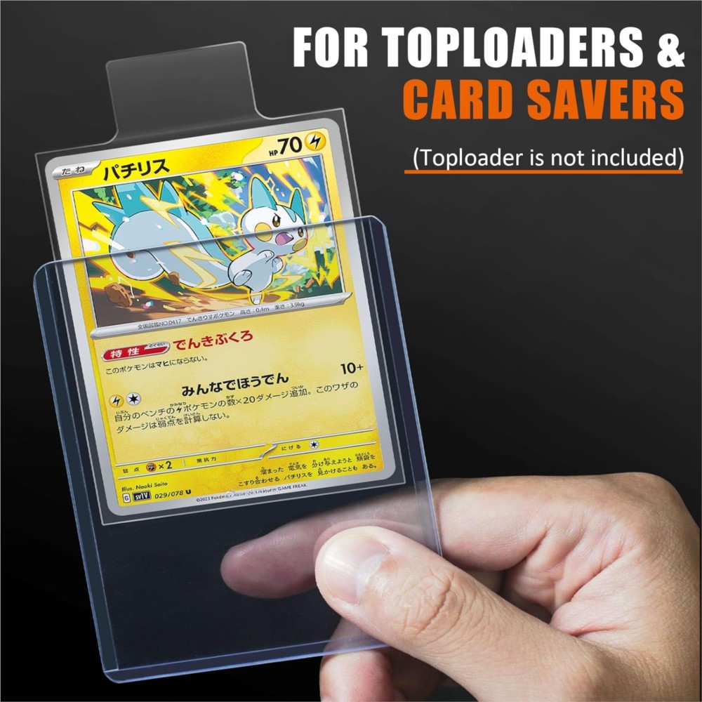 100-500Pcs Transparent Raised  - Collector Card Sleeve ulasan dan harga