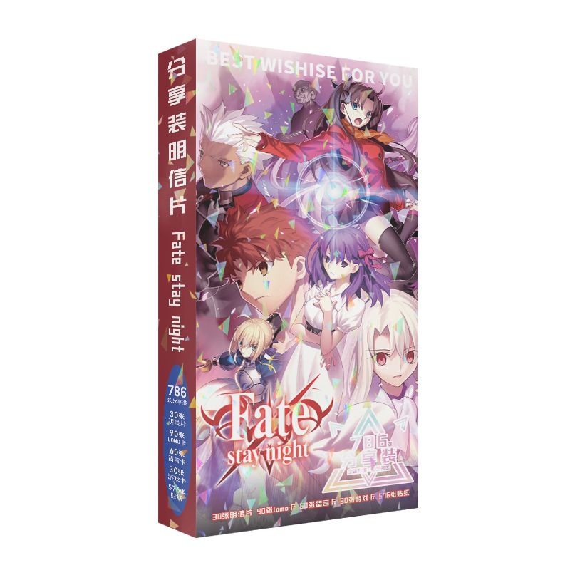 Fate postcard anime 2D merchan - Fate Anime Merchandise ulasan dan harga