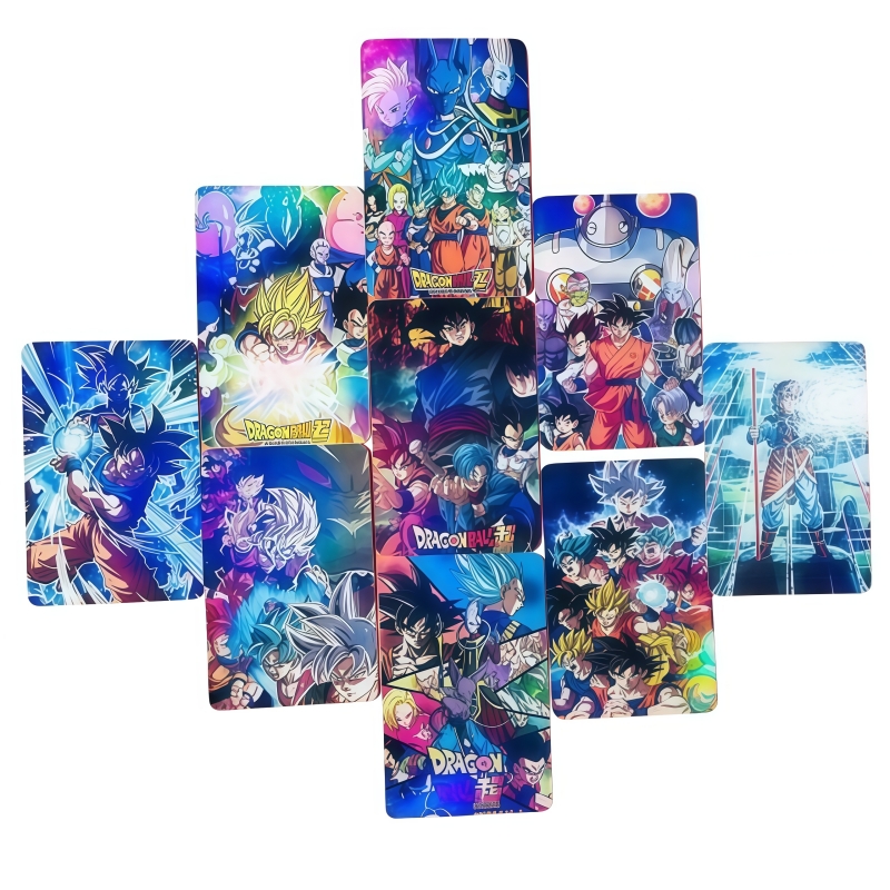 50pcs Dragon Ball holographic  - Anime Merchandise Japan ulasan dan harga